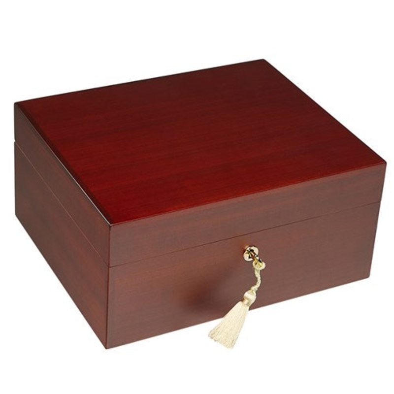 Ashton Savoy Executive Humidor – 25 Cigar Capacity 25 Cigar Capacity Mahogany
