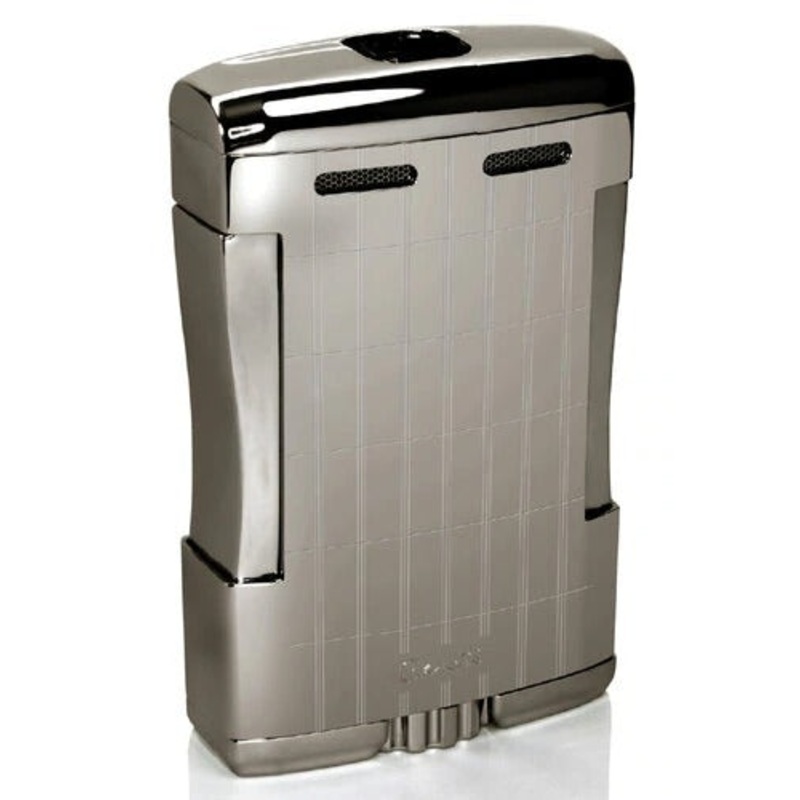 Caseti Sparta Gun Satintriple Torch Flame Cigar Table Lighter