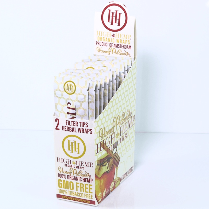 High Hemp Honey Pot Swirl Wraps Honey Pot Swirl 25 Packs of 2