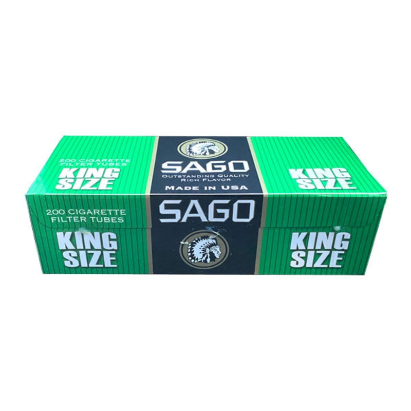 Sago Tubes Green King (84mm) 200ct Carton