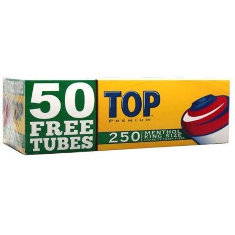Top Menthol Cigarette Tubes King (84mm) 250ct Carton