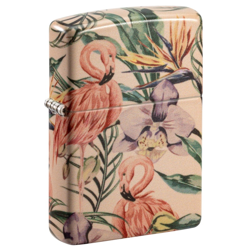 Zippo Lighter: Tropical Flamingos – 540 Color 46043