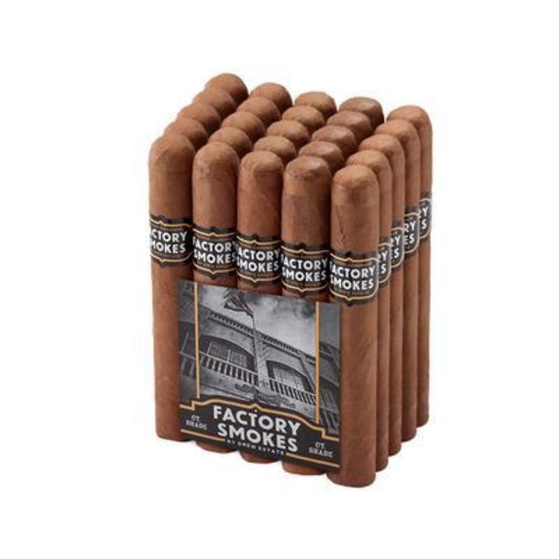Drew Estate Factory Smokes Shade Churchill (7.0″ x 50) Bundle of 25