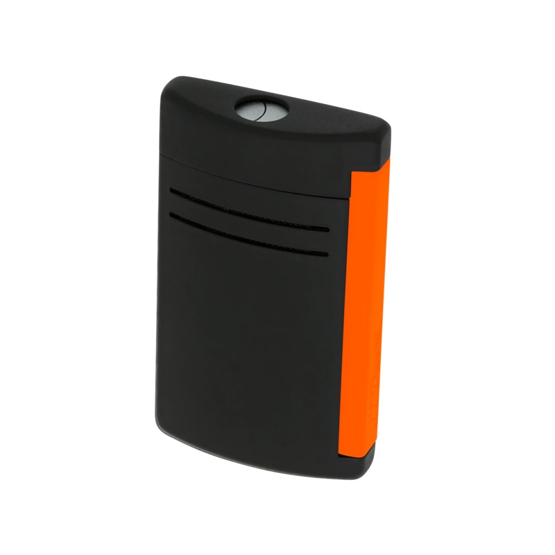 S.T. Dupont Lighter MaxiJet – Matte Black & Neon Orange