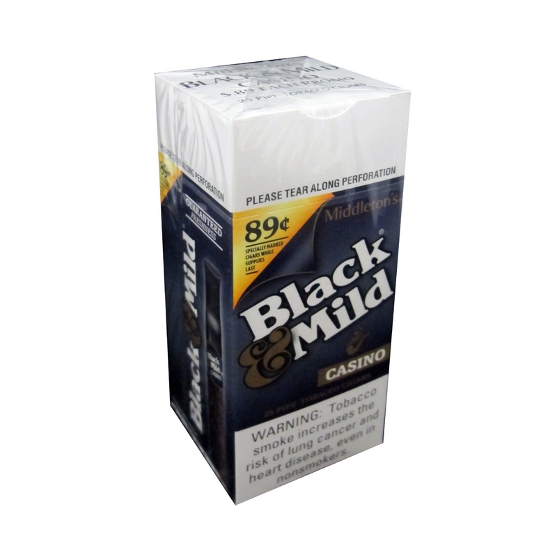 Black & Mild Casino Cigars Casino 25ct Upright