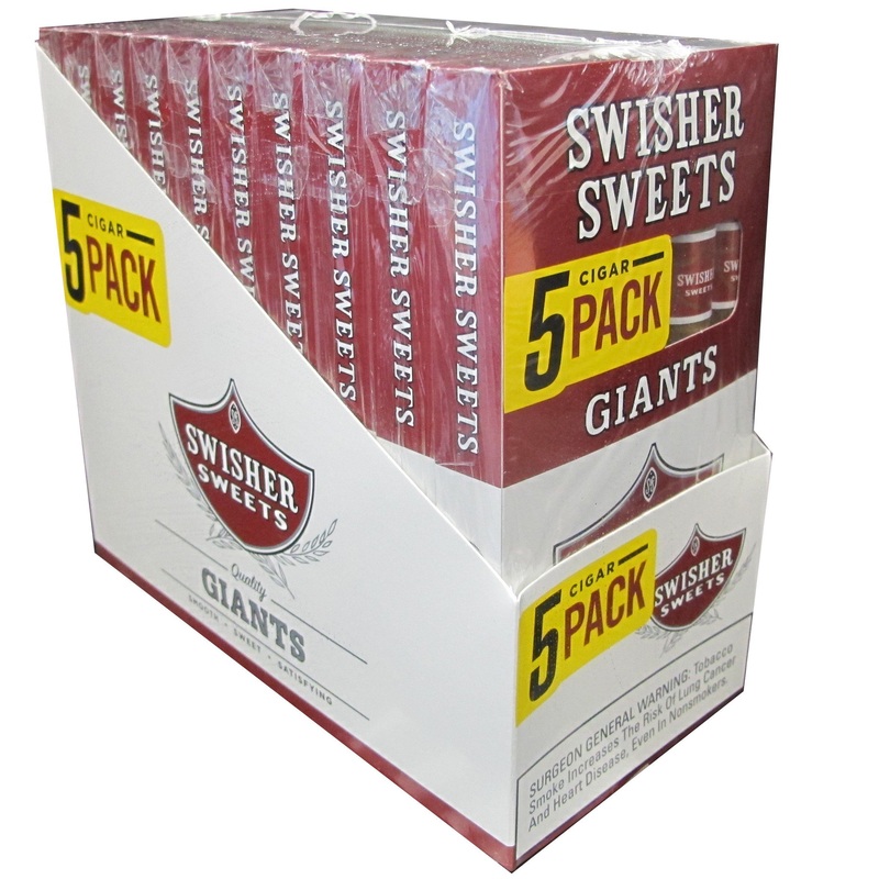 Swisher Sweets Giants Cigars Giants 10 Packs of 5