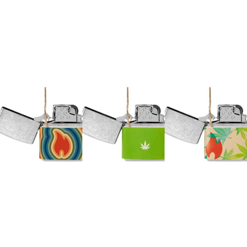 Zippo Hemp Wick Lighter Sleeve – 3 Piece Assorted