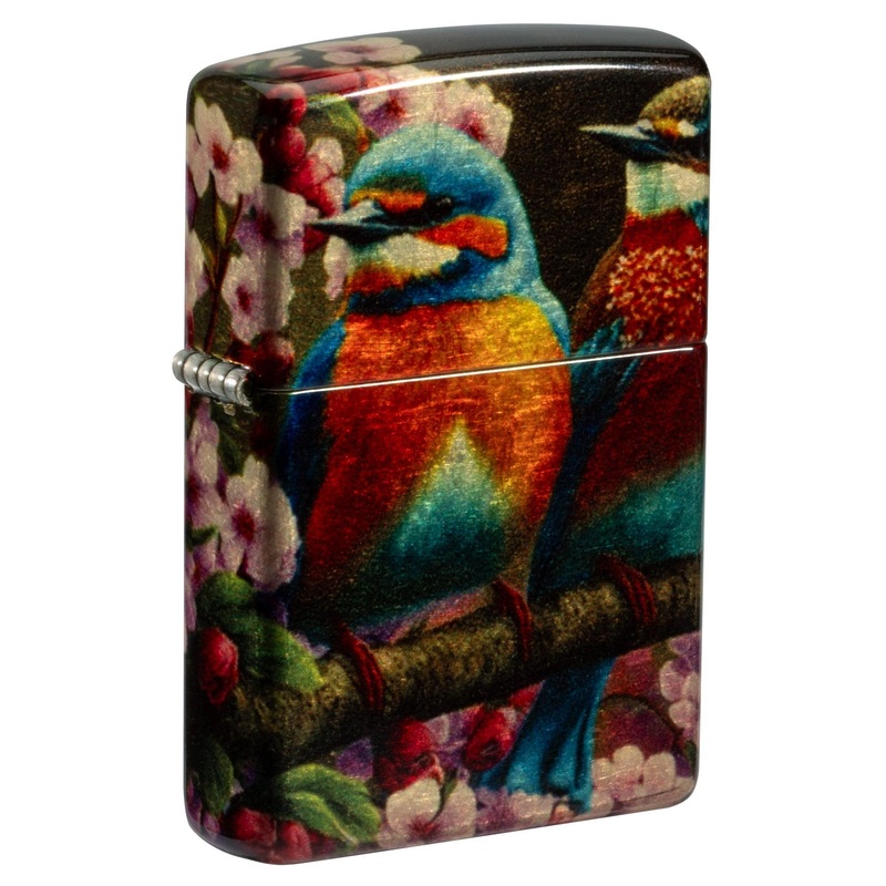 Zippo Lighter: Colorful Birds – 540 Fusion 81698