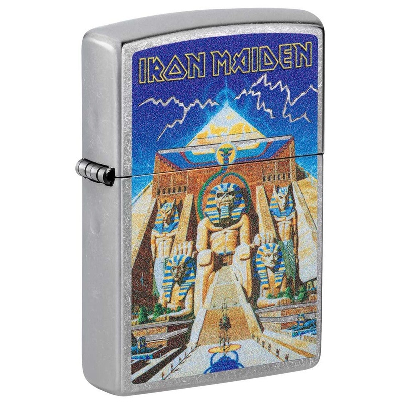 Zippo Lighter: Iron Maiden, Powerslave – Street Chrome 81219