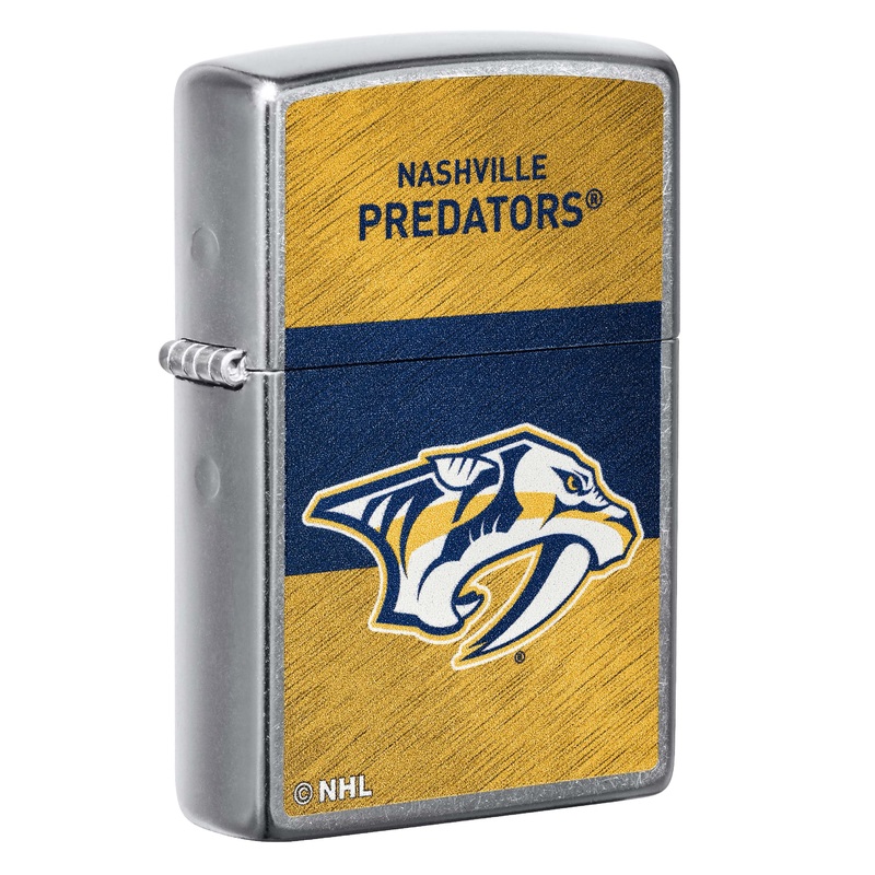 Zippo Lighter: NHL Hockey Nashville Predators – Street Chrome 48044