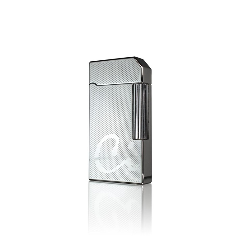 Caseti Windsor Chrome Diamond Cut Flint Traditional Flame Lighter